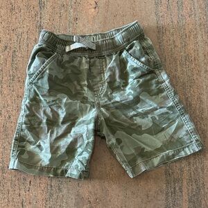 Boys 7 | Green Camouflage Shorts
